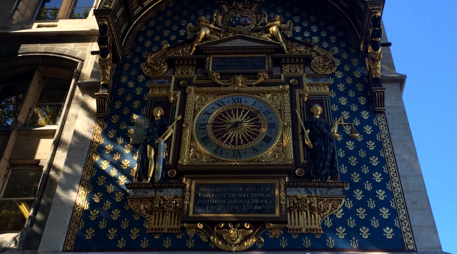 Medieval clock of the Conciergerie