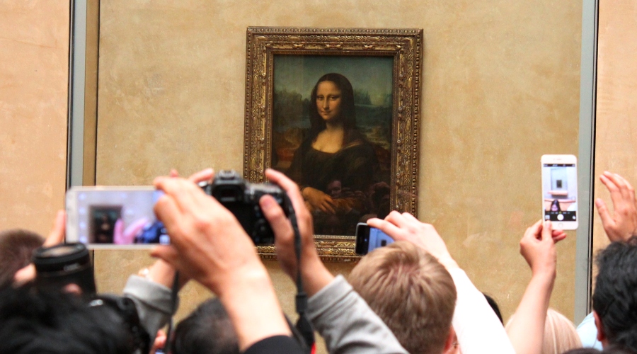 Simply the Louvre's most popular lady