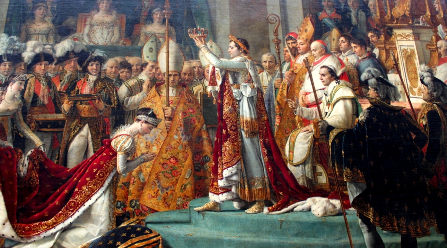 Coronation of Napoleon in the Louvre
