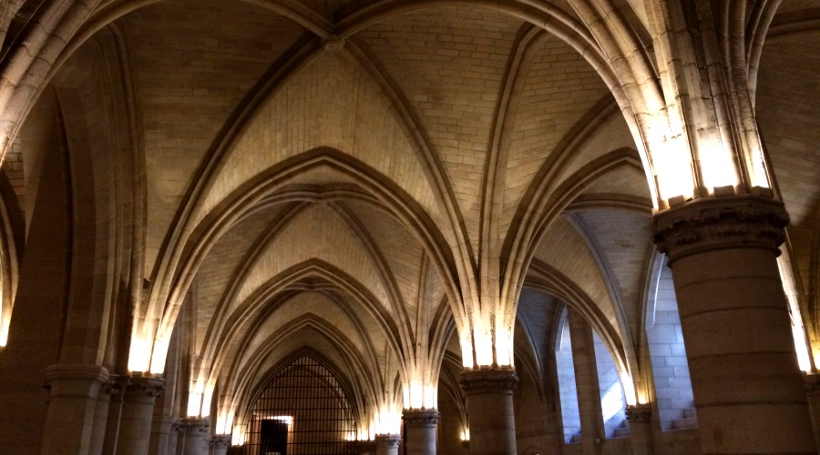 Gothic vault in the Conciergerie